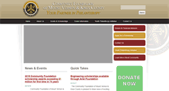 Desktop Screenshot of mvkcfoundation.org